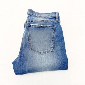 Mott & Bow Boyfriend Jeans Medium Wash Denim Zip Fly Size 29 x 30